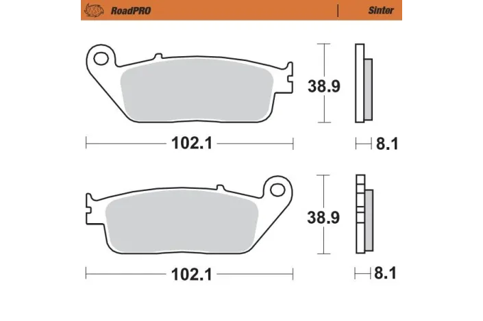BRAKE PAD SINTER FRONT