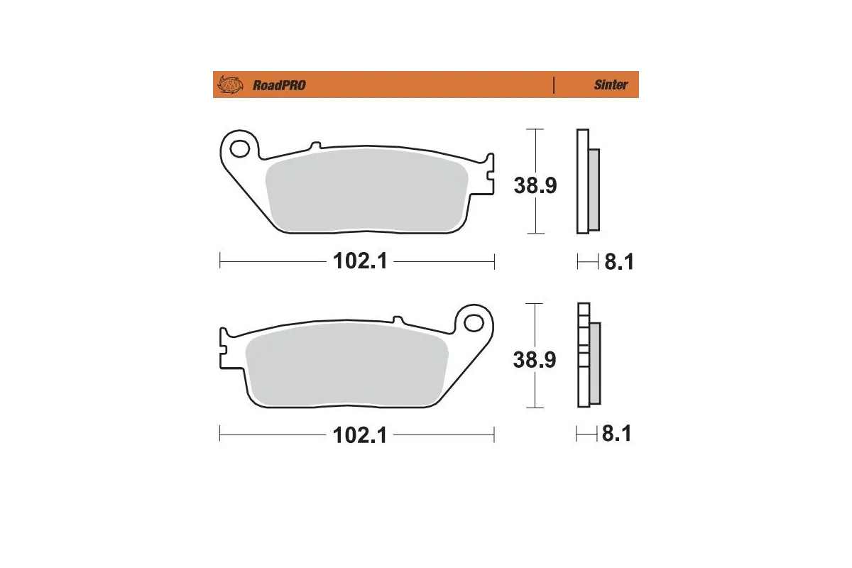 BRAKE PAD SINTER FRONT