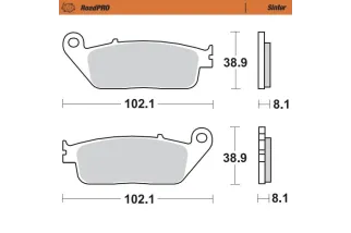 BRAKE PAD SINTER FRONT