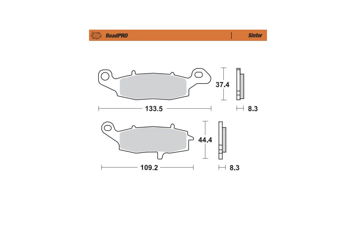 BRAKE PAD SINTER FRONT
