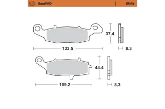 BRAKE PAD SINTER FRONT