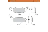 BRAKE PAD SINTER FRONT
