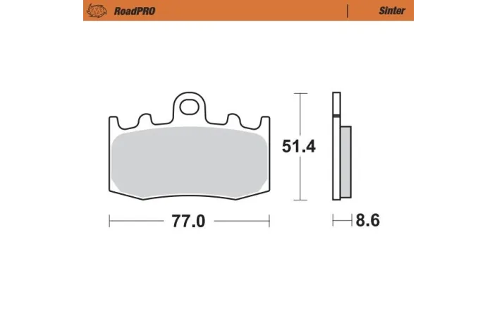 BRAKE PAD SINTER FRONT