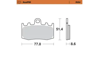 BRAKE PAD SINTER FRONT