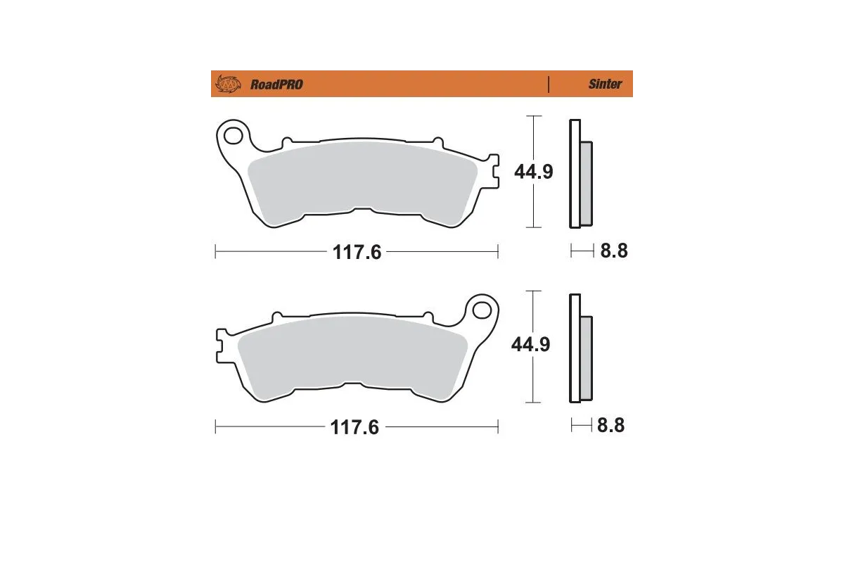 BRAKE PAD SINTER FRONT