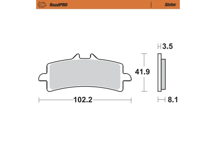 BRAKE PAD SINTER FRONT