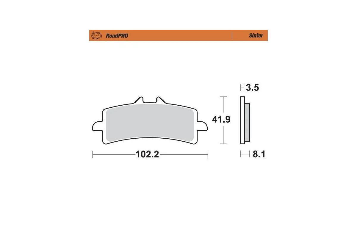 BRAKE PAD SINTER FRONT