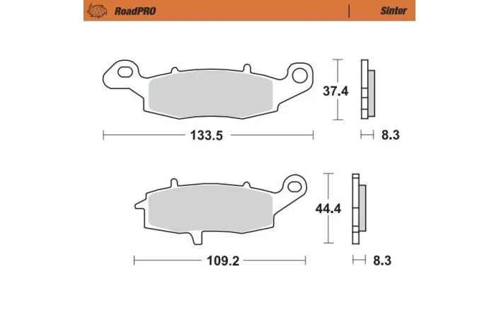 BRAKE PAD SINTER FRONT