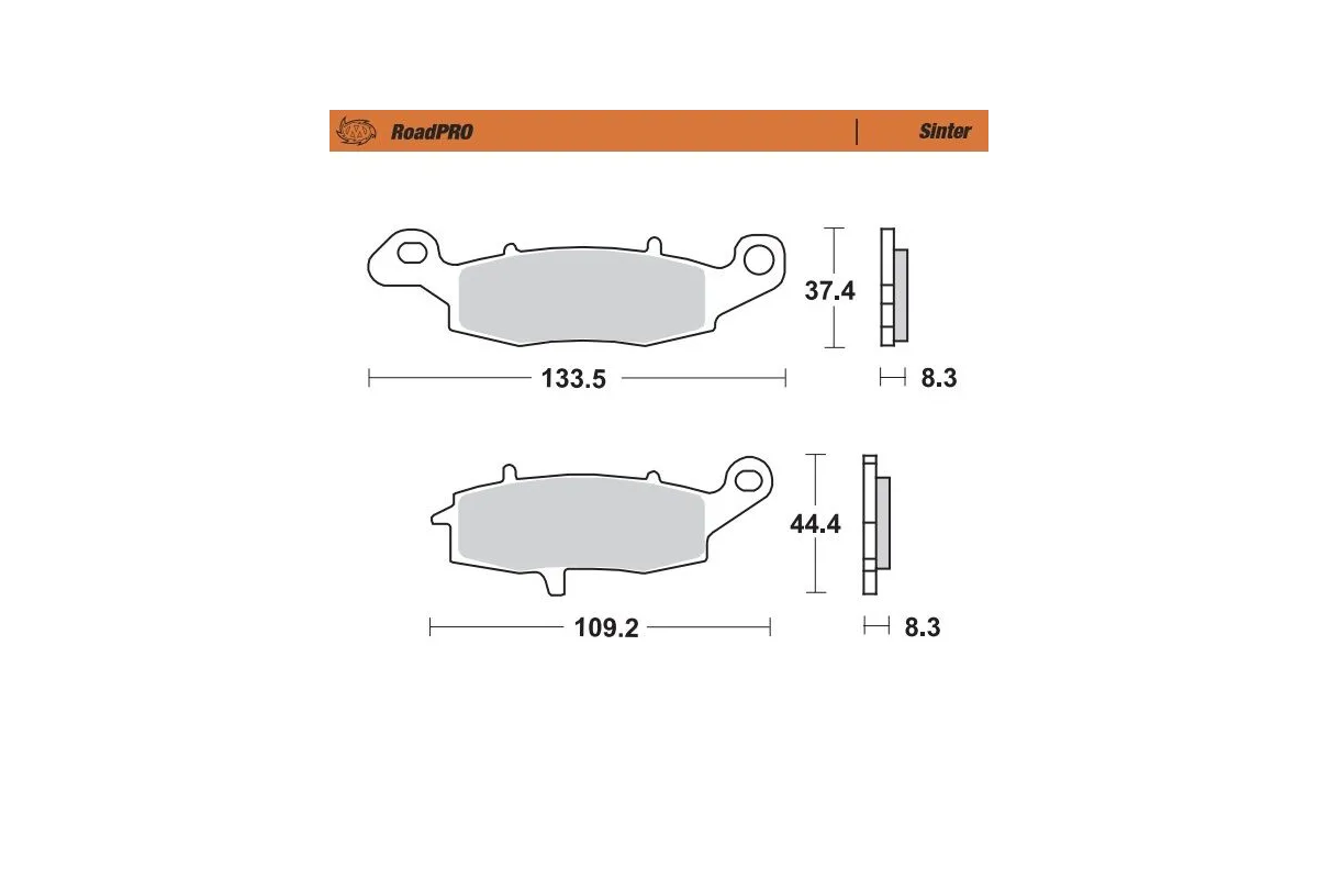 BRAKE PAD SINTER FRONT