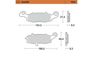 BRAKE PAD SINTER FRONT