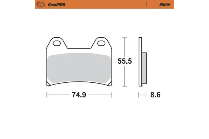 BRAKE PAD SINTER FRONT