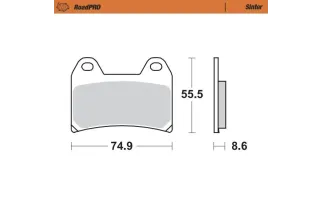 BRAKE PAD SINTER FRONT