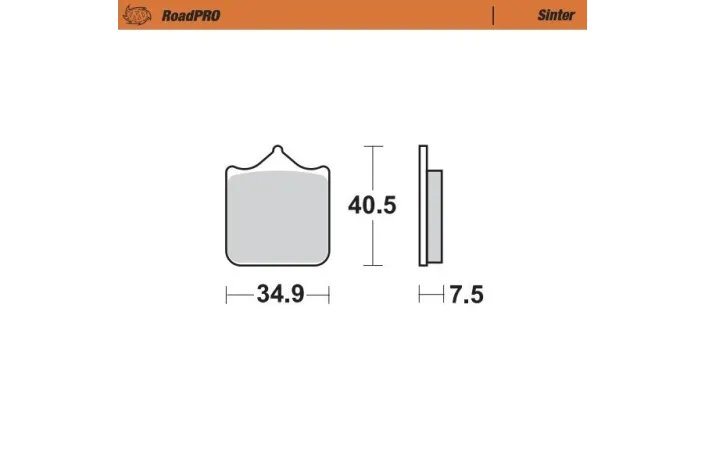BRAKE PAD SINTER FRONT