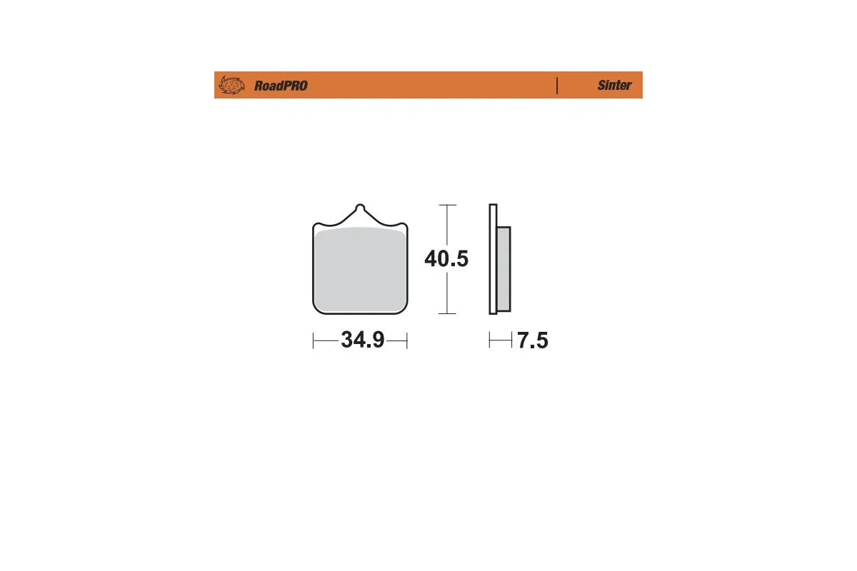 BRAKE PAD SINTER FRONT