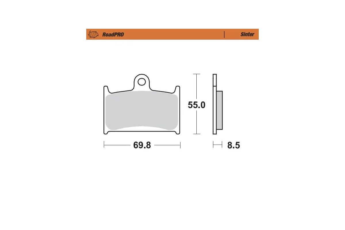 BRAKE PAD SINTER FRONT