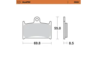 BRAKE PAD SINTER FRONT
