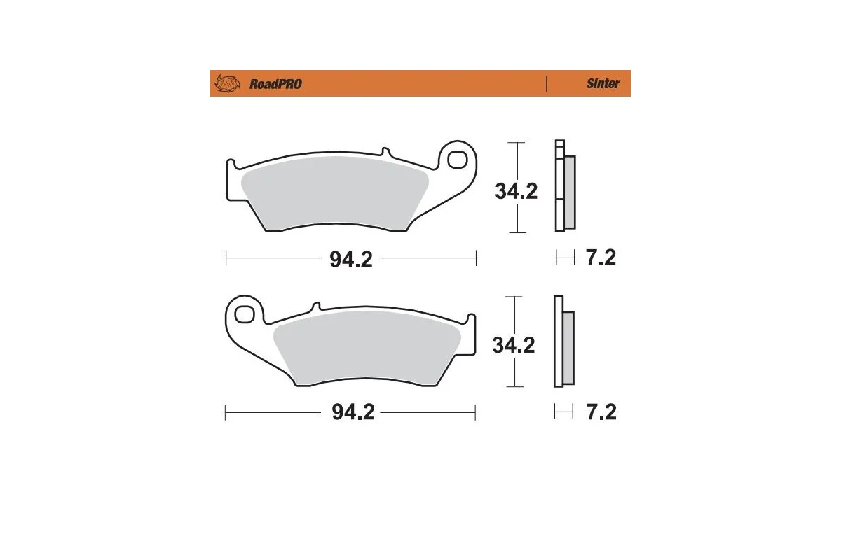 BRAKE PAD SINTER FRONT