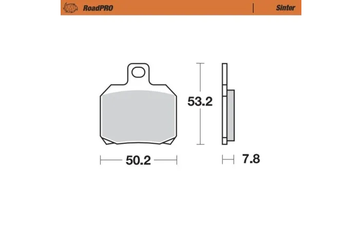 BRAKE PAD SINTER REAR