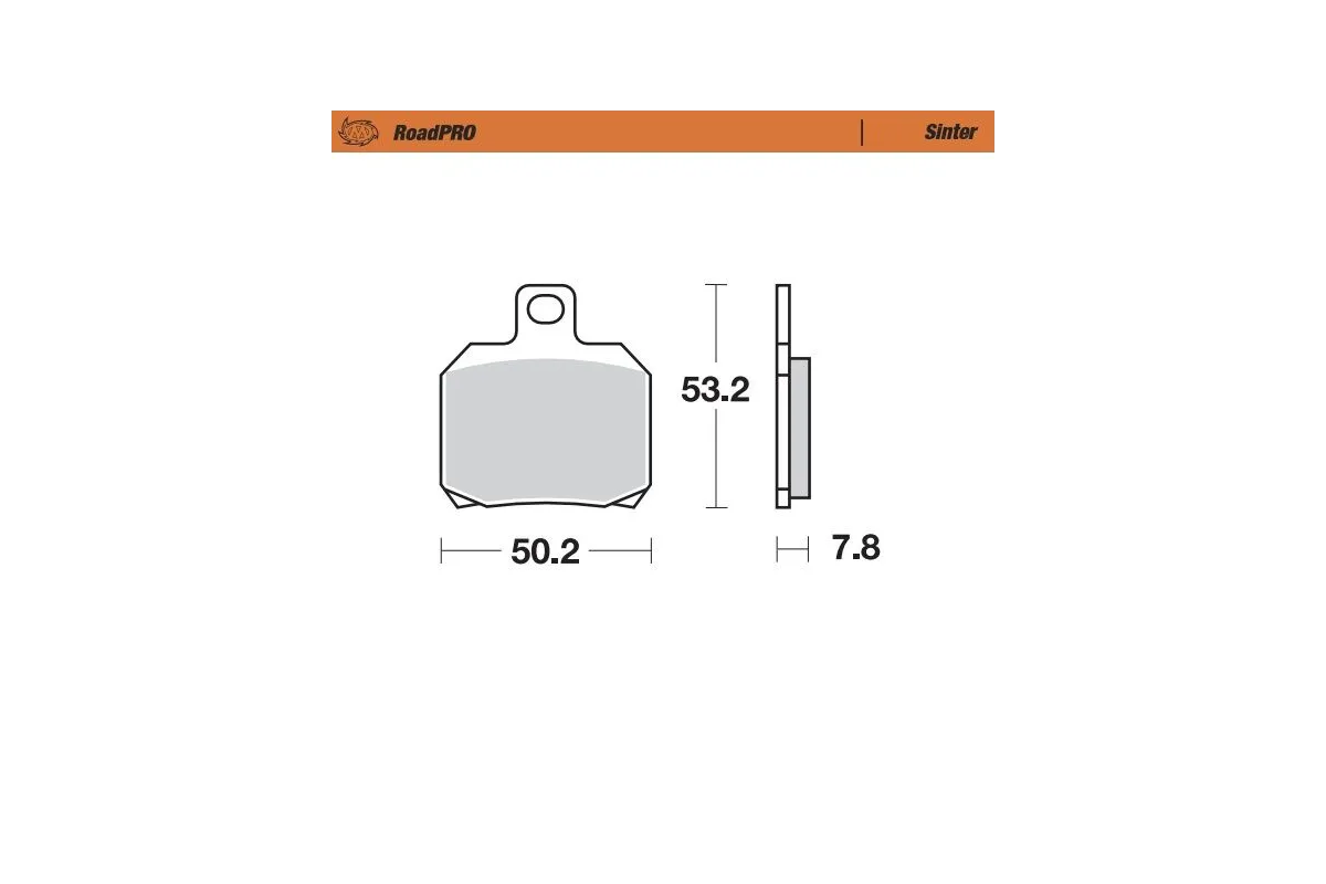 BRAKE PAD SINTER REAR