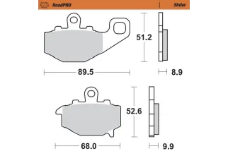 BRAKE PAD SINTER REAR