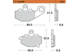 BRAKE PAD SINTER REAR