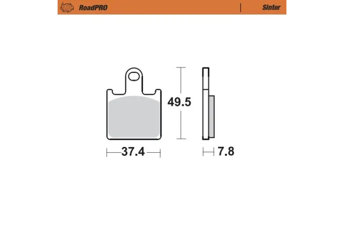 BRAKE PAD SINTER FRONT