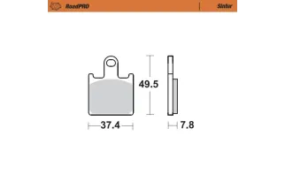 BRAKE PAD SINTER FRONT