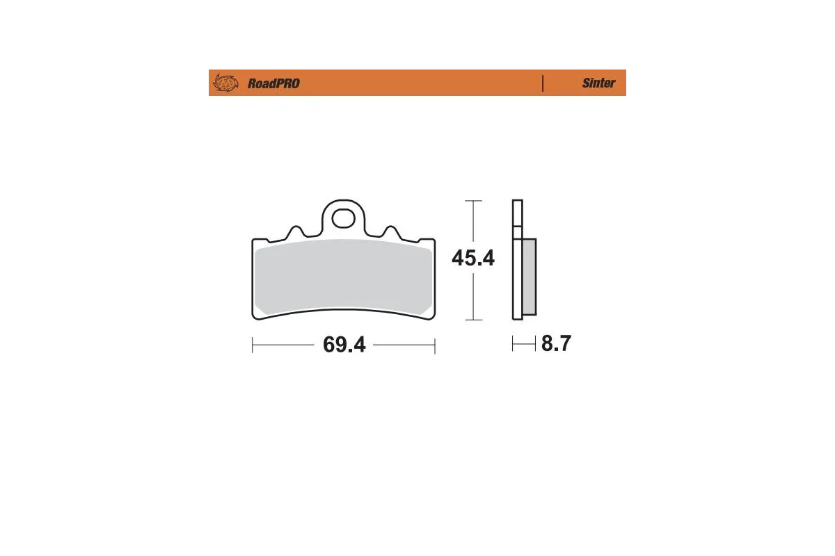 BRAKE PAD SINTER FRONT