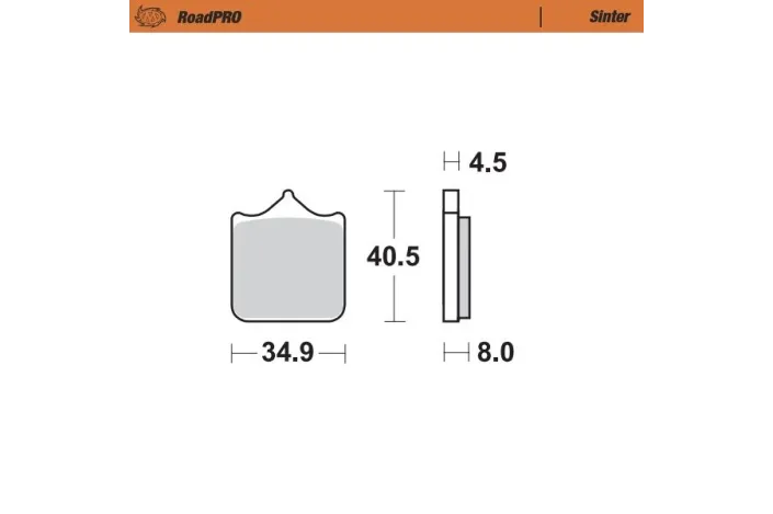 BRAKE PAD SINTER FRONT