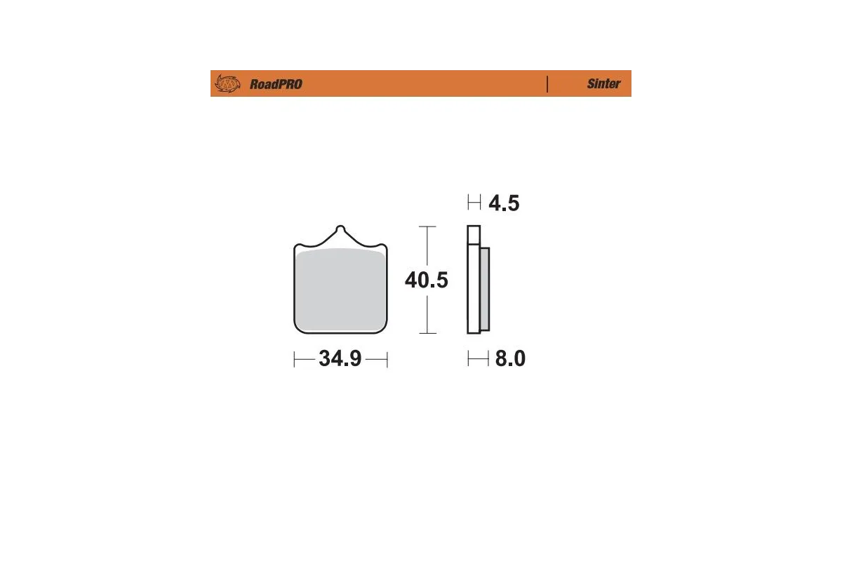 BRAKE PAD SINTER FRONT