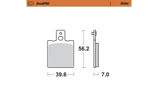 BRAKE PAD SINTER REAR