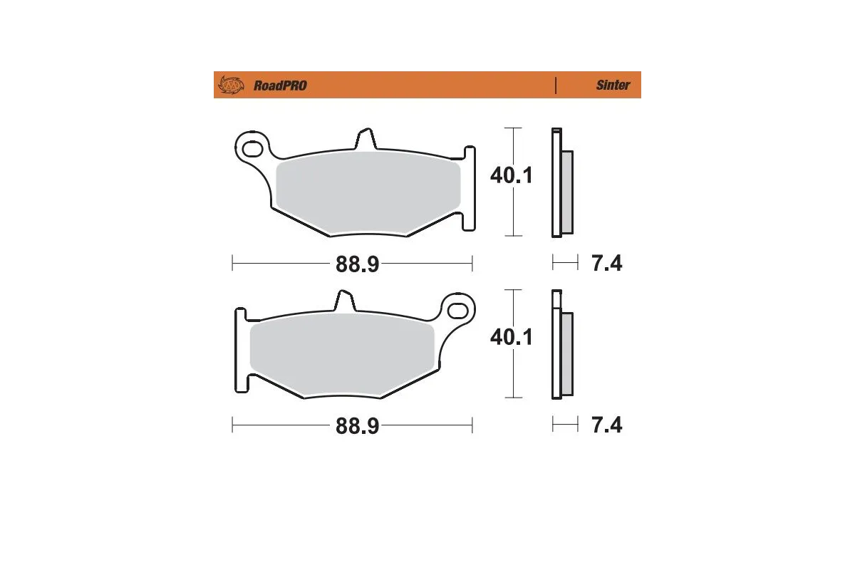 BRAKE PAD SINTER REAR