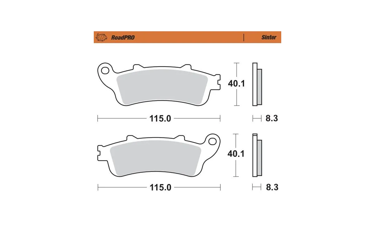 BRAKE PAD SINTER REAR
