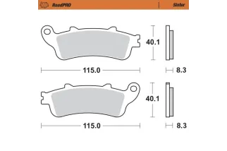 BRAKE PAD SINTER REAR