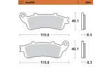 BRAKE PAD SINTER REAR