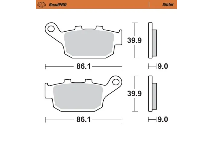 BRAKE PAD SINTER REAR