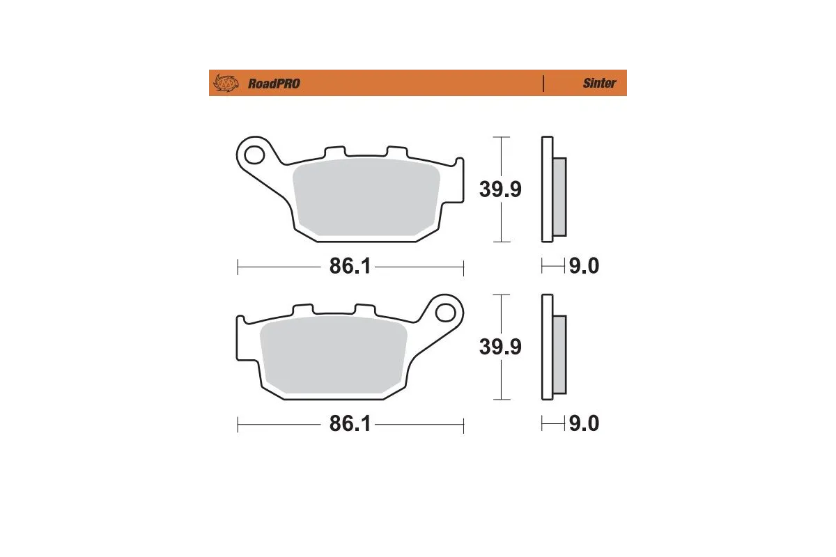 BRAKE PAD SINTER REAR