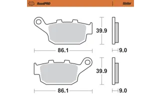 BRAKE PAD SINTER REAR
