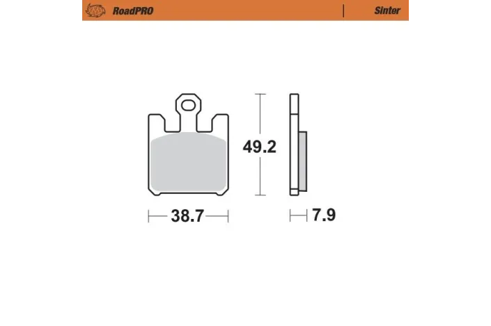 BRAKE PAD SINTER FRONT