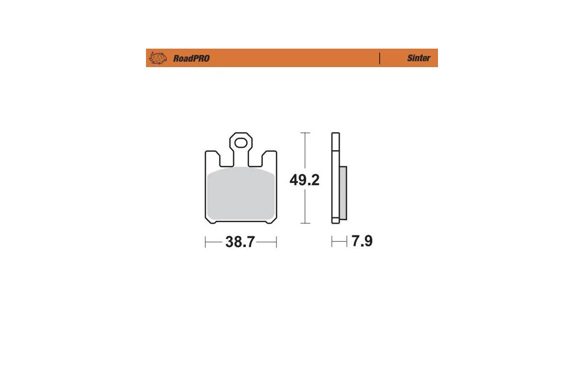 BRAKE PAD SINTER FRONT