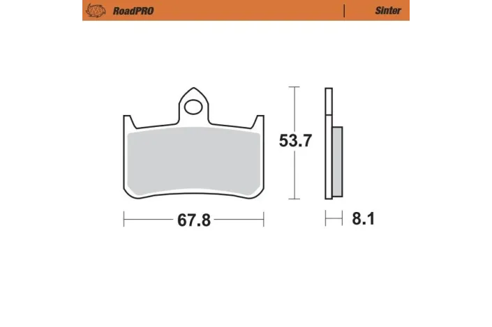 BRAKE PAD SINTER FRONT