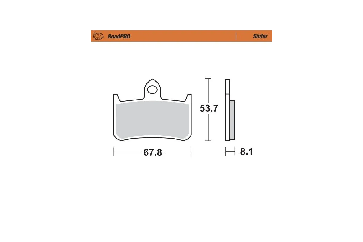 BRAKE PAD SINTER FRONT