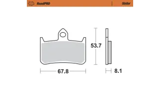 BRAKE PAD SINTER FRONT