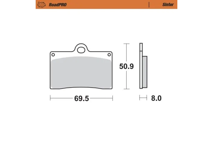 BRAKE PAD SINTER FRONT