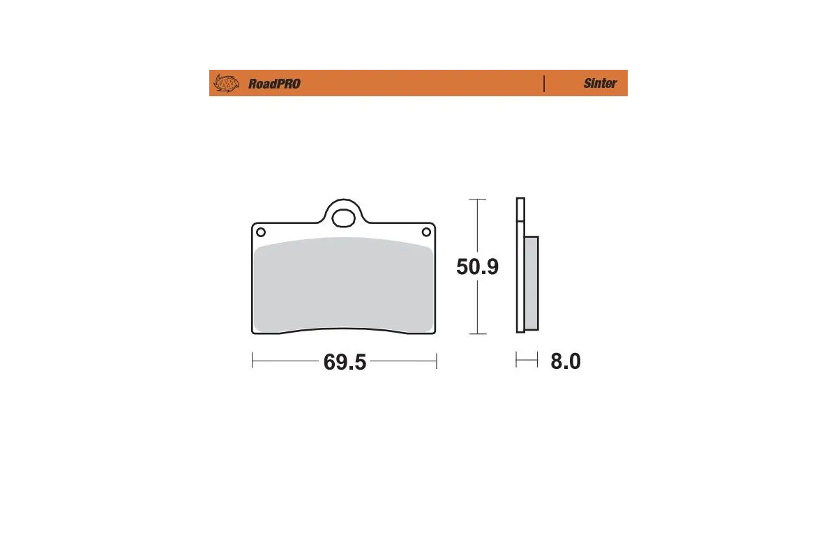 BRAKE PAD SINTER FRONT