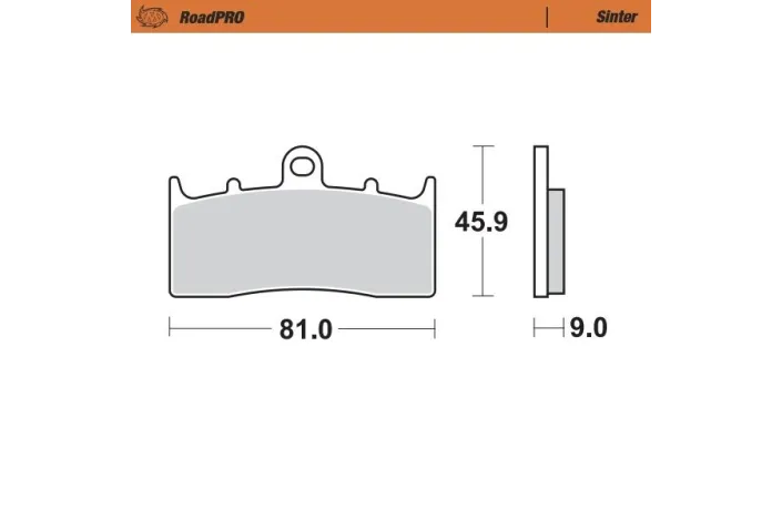BRAKE PAD SINTER FRONT