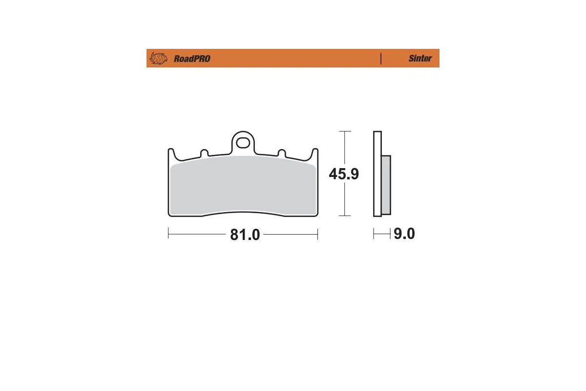 BRAKE PAD SINTER FRONT