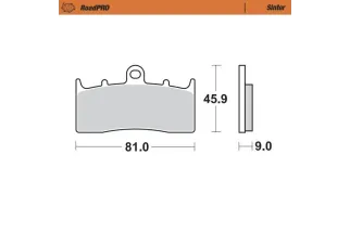 BRAKE PAD SINTER FRONT
