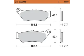 BRAKE PAD SINTER REAR