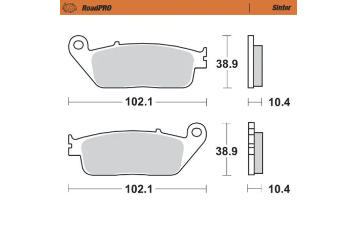BRAKE PAD SINTER REAR
